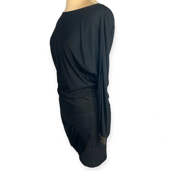 Ramy Brook black dress size S izzy chainmail dress cocktail party dress - Picture 8 of 12